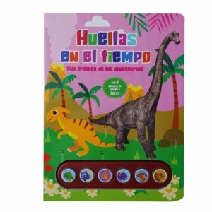 Libro Huellas En El Tiempo + Sonidos SILVER DOLPHIN 10 Páginas