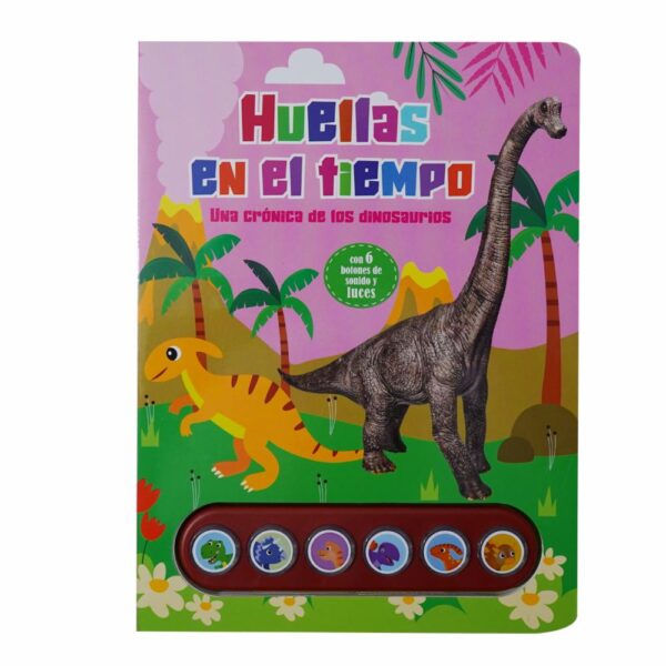 Libro Huellas En El Tiempo + Sonidos SILVER DOLPHIN 10 Páginas