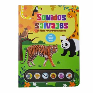 Libro Sonidos Salvajes + Sonidos SILVER DOLPHIN 10 Páginas
