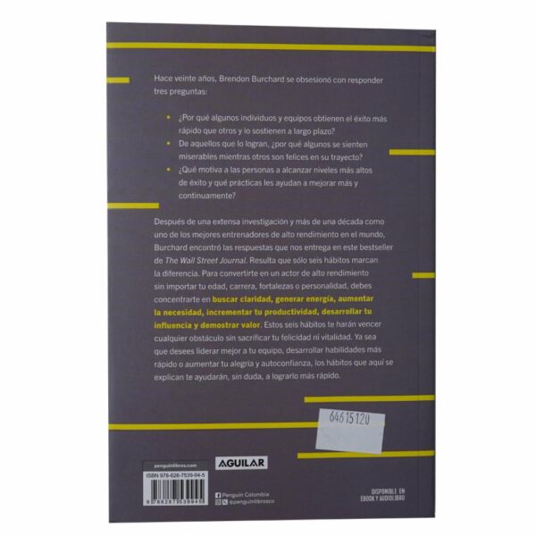 Libro Hábitos De Alto Impacto AGUILAR 383 Páginas - Imagen 2