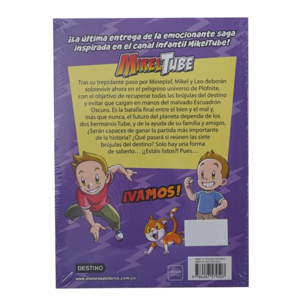 Libro Mikeltube 6 Contra El Escuadrón Oscuro DESTINO 40 Páginas - Imagen 2