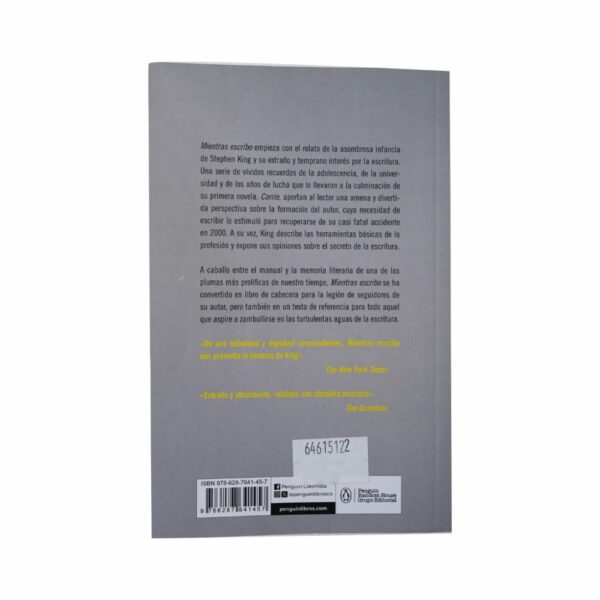 Libro Mientras Escribo DEBOLSILLO 320 Páginas - Imagen 2