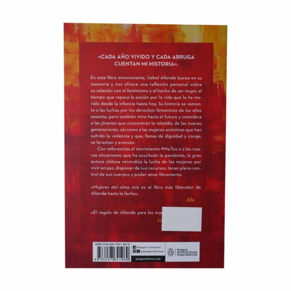 Libro Mujeres Del Alma Mia DEBOLSILLO 190 Páginas - Imagen 2