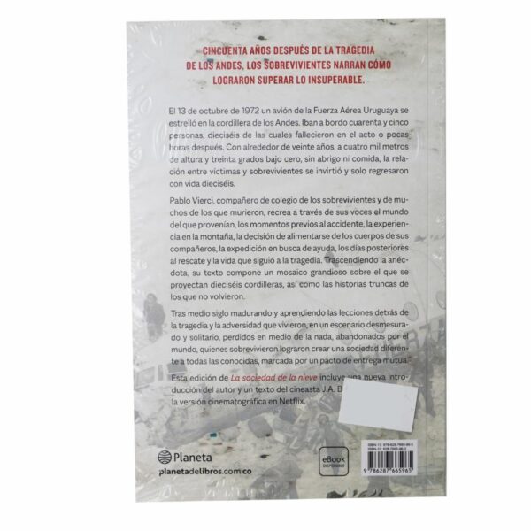 Libro La Sociedad De La Nieve. PLANETA 350 Páginas - Imagen 2