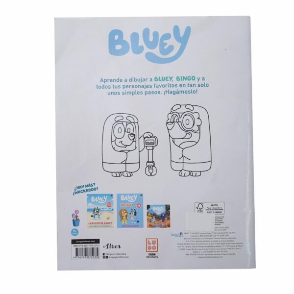 Libros Bluey. Como Dibujar DISNEY 15 Páginas - Imagen 2