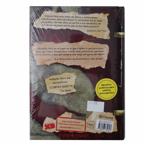 Libro Gravity Falls Diario 3 Tapa Dura PLANETA 333 Páginas
