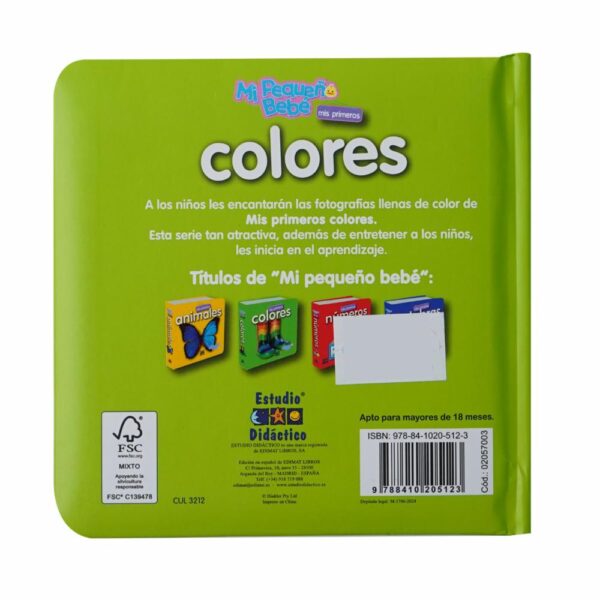 Libros Mis Primeros Colores EDIMAT 25 Páginas - Imagen 2