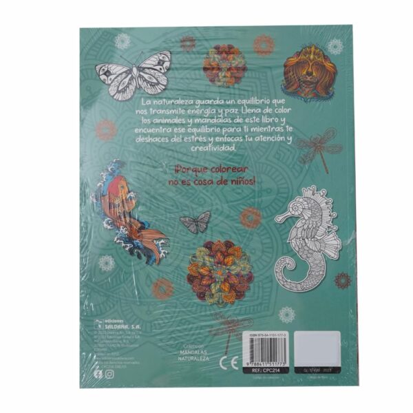 Libros Libro Para Colorear Adultos SALDAÑA 64 Páginas - Imagen 2