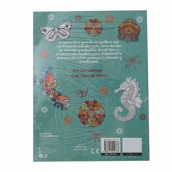 Libros Libro Para Colorear Adultos EDICIONES SALDAÑA 64 Páginas - Imagen 2