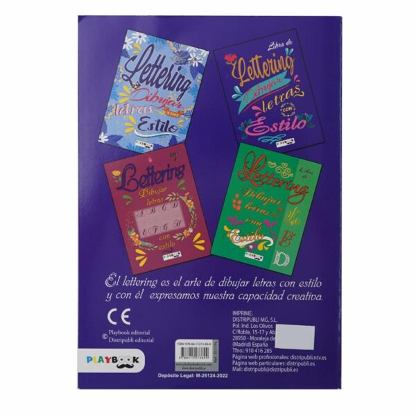 Libros Lettering 2 PLAYBOOK 25 Páginas - Imagen 2