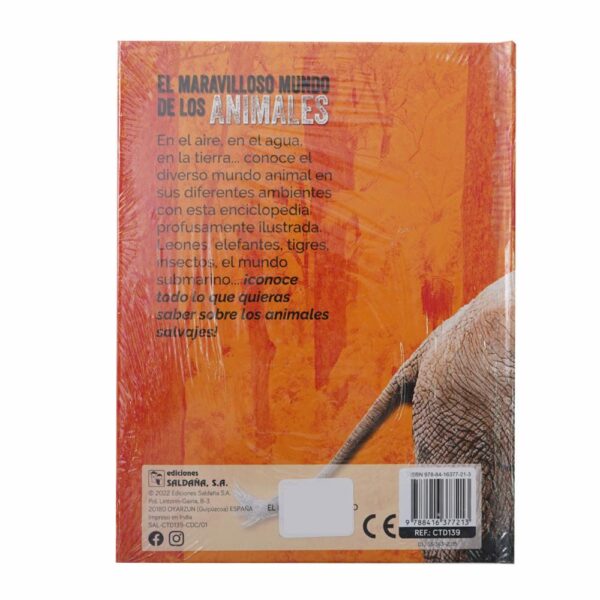 Libro Maravilloso Mundo De Los Animales EDICIONES SALDANA 130 Páginas - Imagen 2