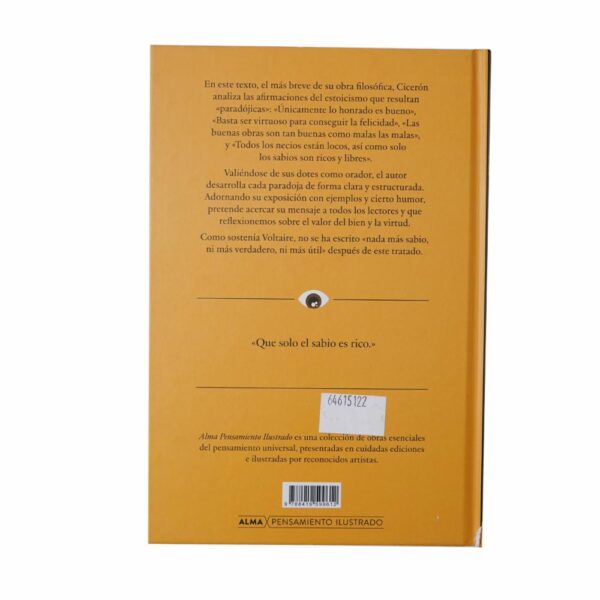 Libro Las Paradojas De Los Estoicos (Cicerón) MR.BOOKS 89 Páginas - Imagen 2