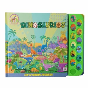 Libros Tesoro De Sonidos Dinosaurios MR.BOOKS 10 Páginas