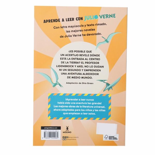 Libro Aprende A Leer Con Verne 4. Viaje Al Centro MOLINO 158 Páginas - Imagen 2