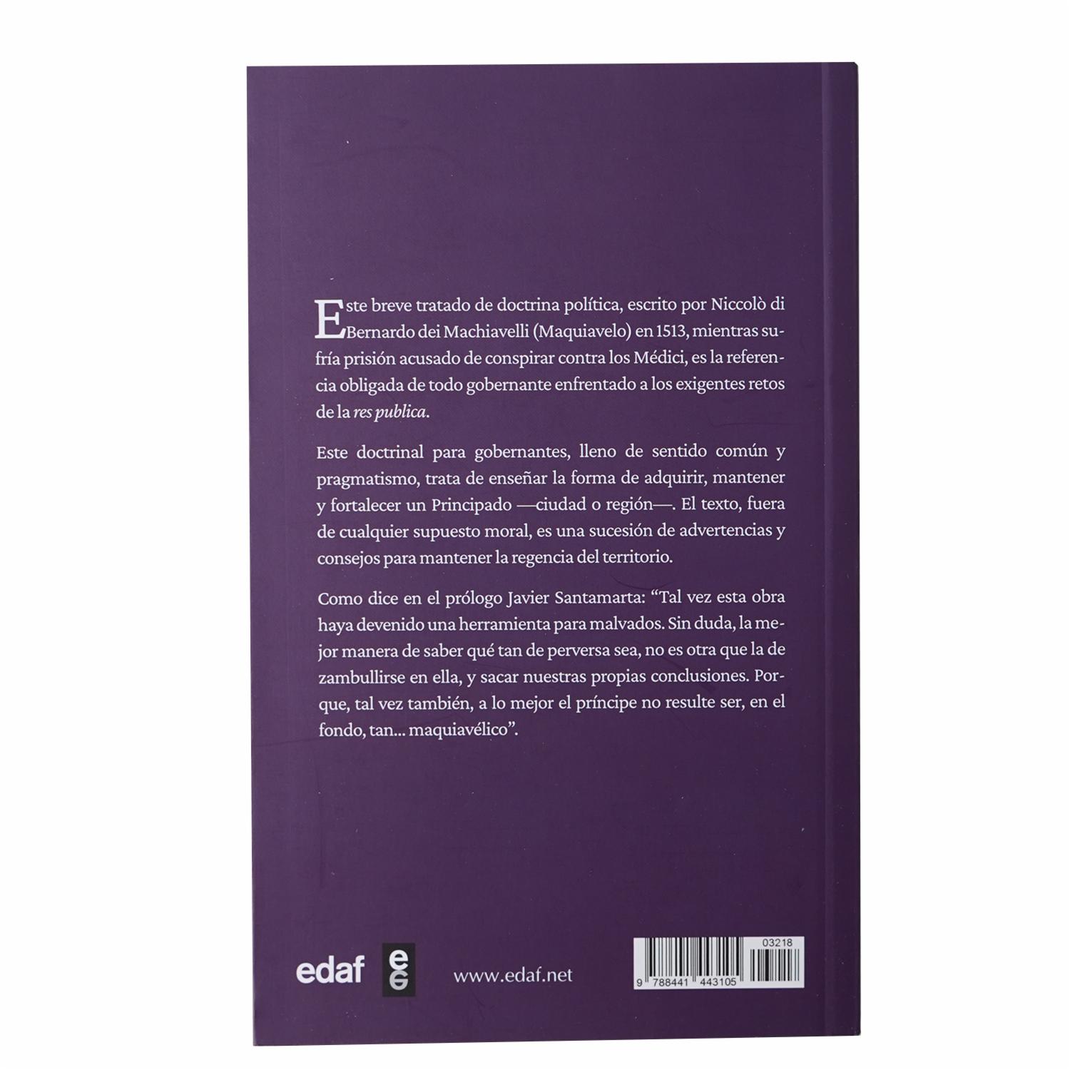 Libro El Príncipe EDAF 183 Páginas - Imagen 2