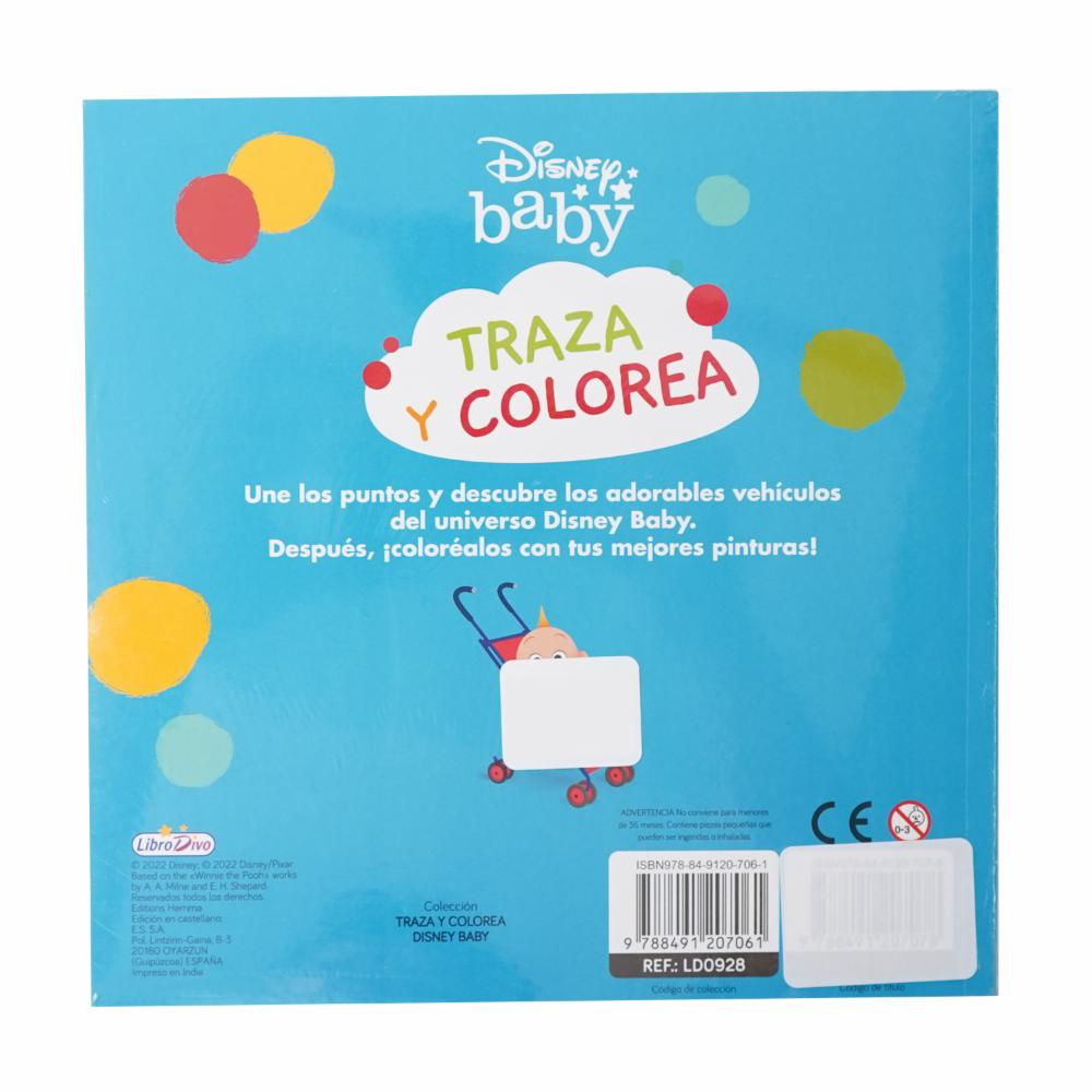 Libros Baby Traza Y Colorea LIBRO DIVO 46 Páginas - Imagen 2