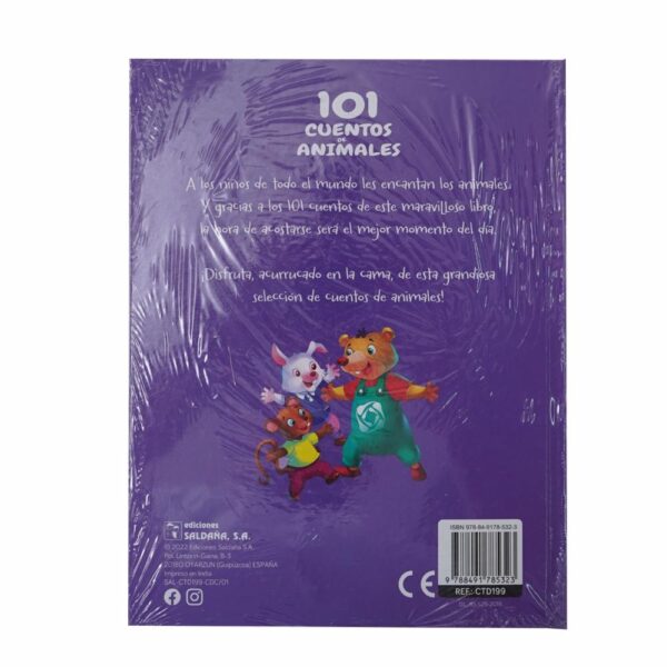 Libro 101 Cuentos De Animales EDICIONES SALDANA 127 Páginas - Imagen 2
