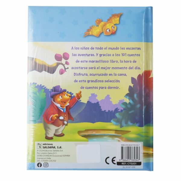 Libro 101 Cuentos Para Dormir EDICIONES SALDANA 127 Páginas - Imagen 2