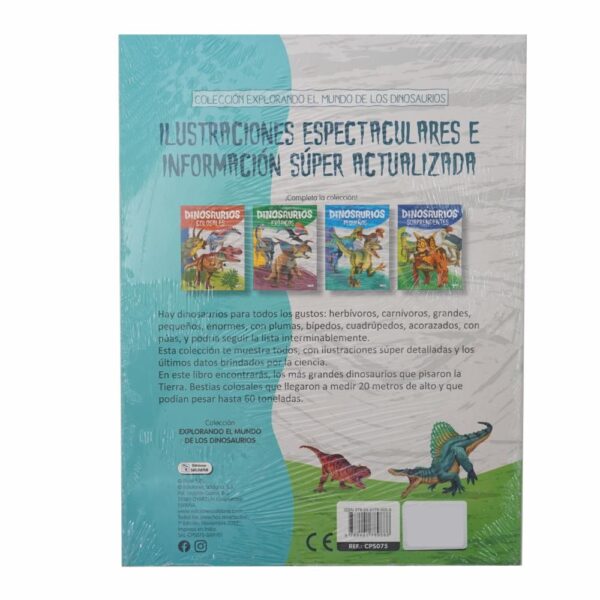 Libros Explorando El Mundo De Los Dinosaurios SALDAÑA 25 Páginas - Imagen 2