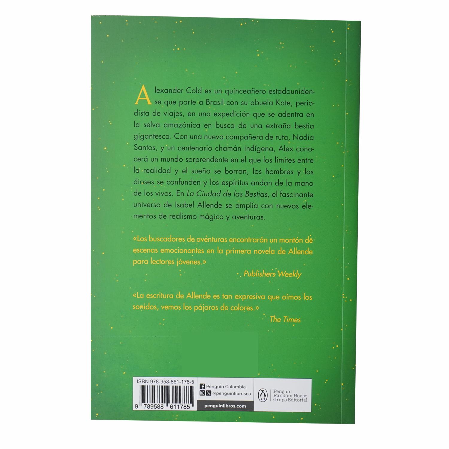 Libro La Ciudad De Las Bestias DEBOLSILLO 294 Páginas - Imagen 2