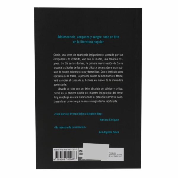 Libro Carrie MR.BOOKS 254 Páginas - Imagen 2