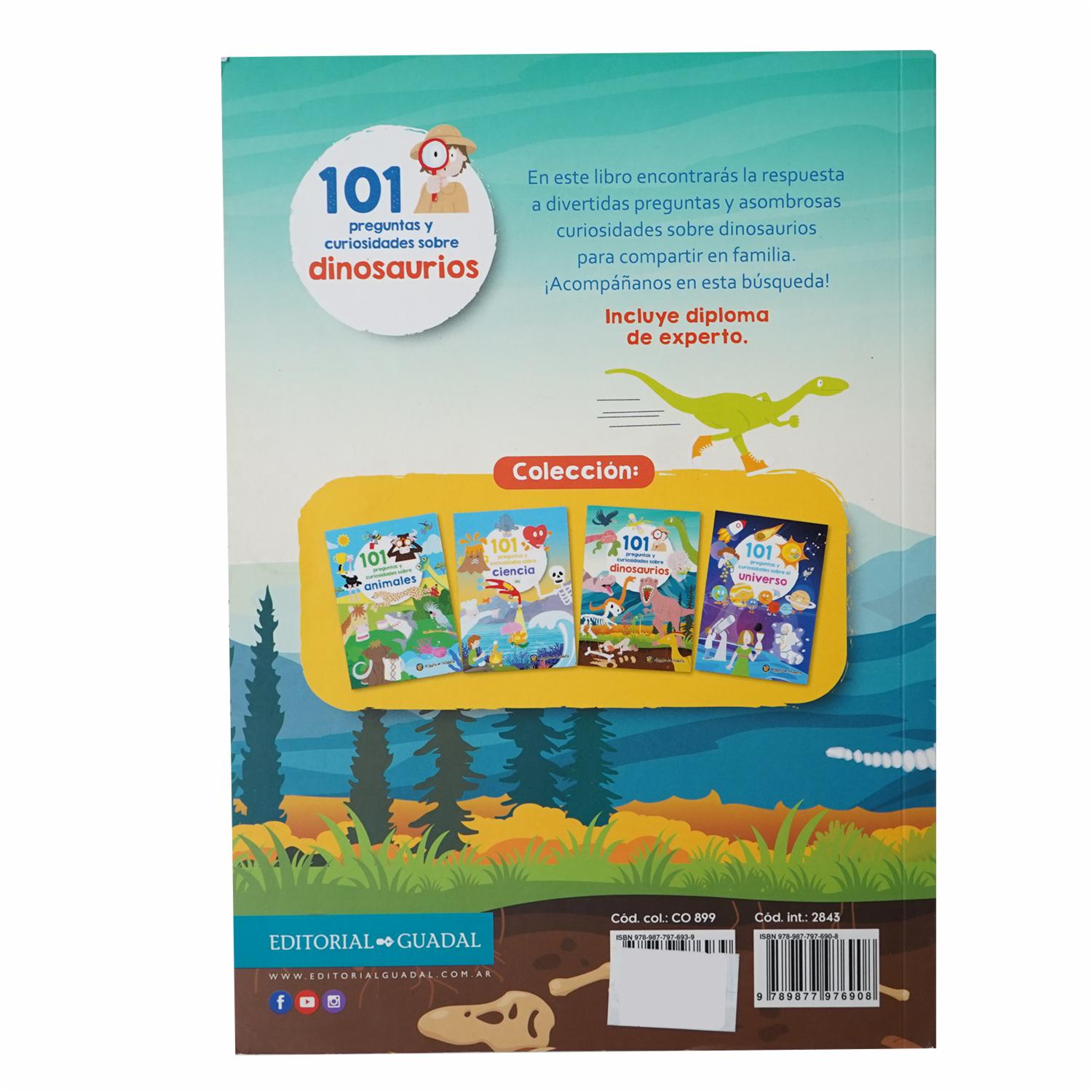 Libros 101 Preguntas Y Curiosidades Sobre Dinosaurios EL GATO DE HOJALATA 62 Páginas - Imagen 2