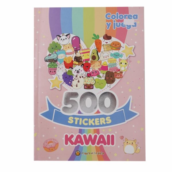 Libros 500 Stickers Kawaii GUADAL 32 Páginas