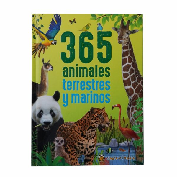 Libro 365 Animales Terrestres Y Marinos MR.BOOKS 383 Páginas