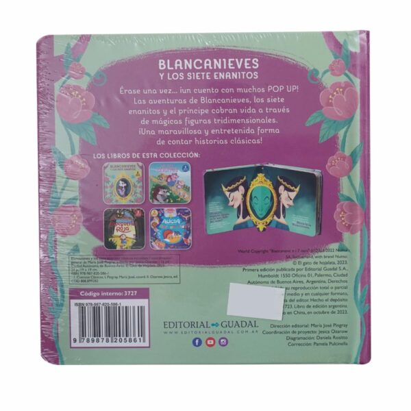 Libros Blancanieves Y Los Siete Enanitos EL GATO DE HOJALATA 25 Páginas - Imagen 2
