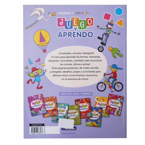 Libros Juego Y Aprendo Vii Formas Y Colores BEASCOA 25 Páginas - Imagen 2