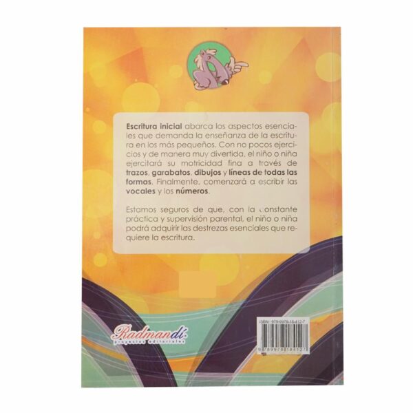 Libros Escritura Inicial Radmandi RADMANDÍ 109 Páginas - Imagen 2