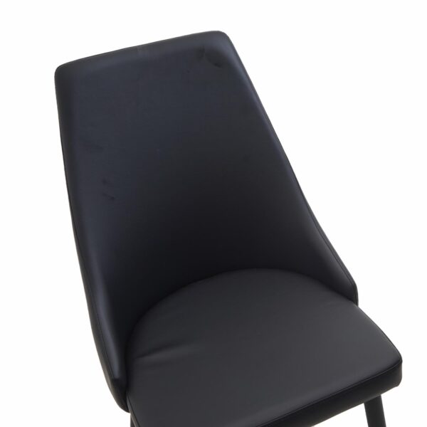 Silla Negra Pata Metal HY Textil Y Metal - Imagen 5