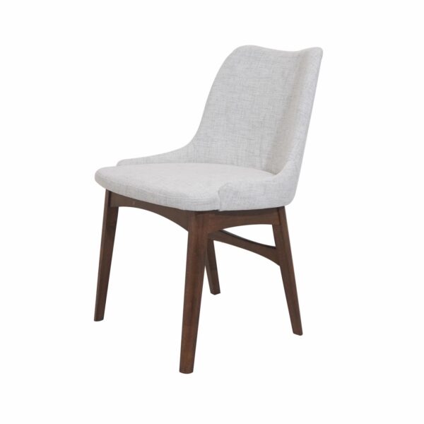 Silla De Comedor Beige MOBILIA - Imagen 3