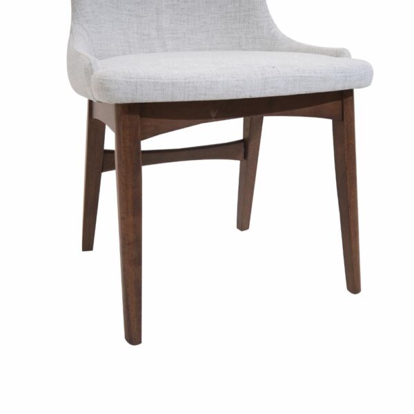 Silla De Comedor Beige MOBILIA - Imagen 6