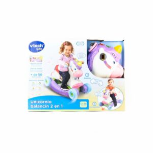 Correpasillos 2 En 1 Unicornio Balancín VTECH Con Luz Y Sonido