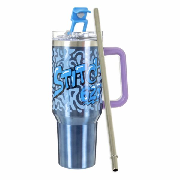 Termo Tomatodo En Acero Inoxidable Doble Pared Stitch Azul DISNEY 1.2 Litros - Imagen 2