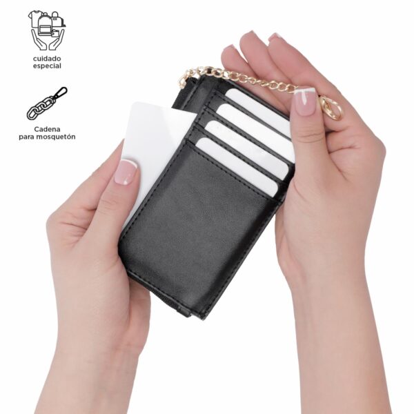 Monedero Para Mujer Negro TOTTO Lisita - Imagen 3