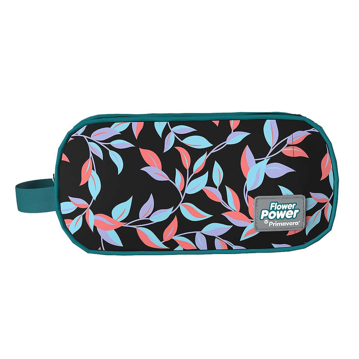 Cartuchera Natural Surtida 2 Bolsillos P.bags FLOWER POWER 11X22X8Cm - Imagen 4