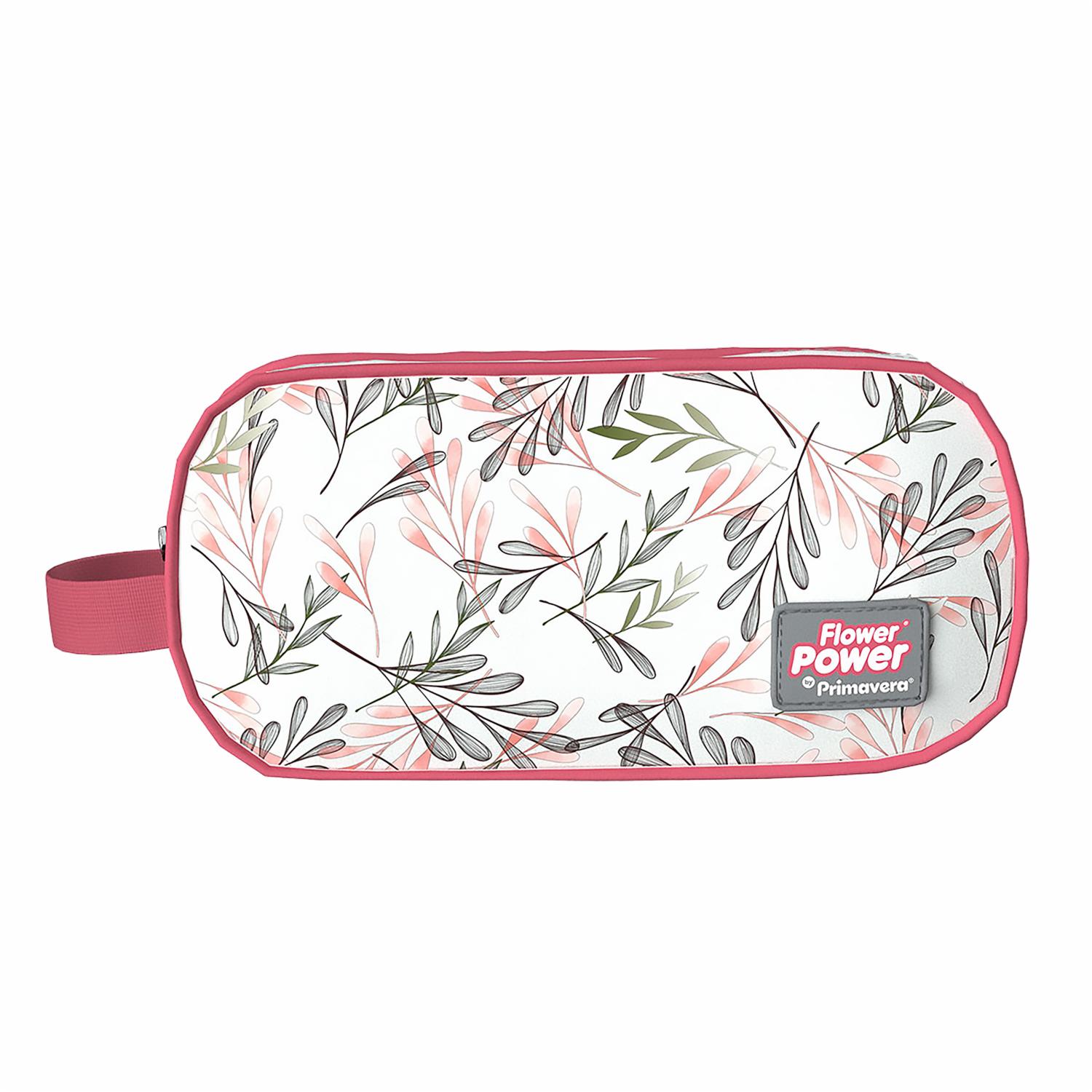 Cartuchera Natural Surtida 2 Bolsillos P.bags FLOWER POWER 11X22X8Cm - Imagen 5