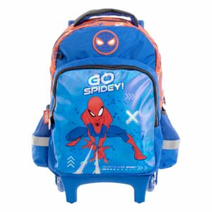 Mochila Escolar Trolley  Para Niño Diseño  Spiderman DISNEY 14"