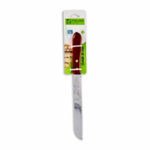 Cuchillo De Cocina Para Pan  Con Mango De Madera FACUSA Unidad