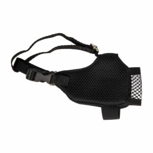 Bozal Para Perro Color Negro THE PET FACTORY Talla Mediano