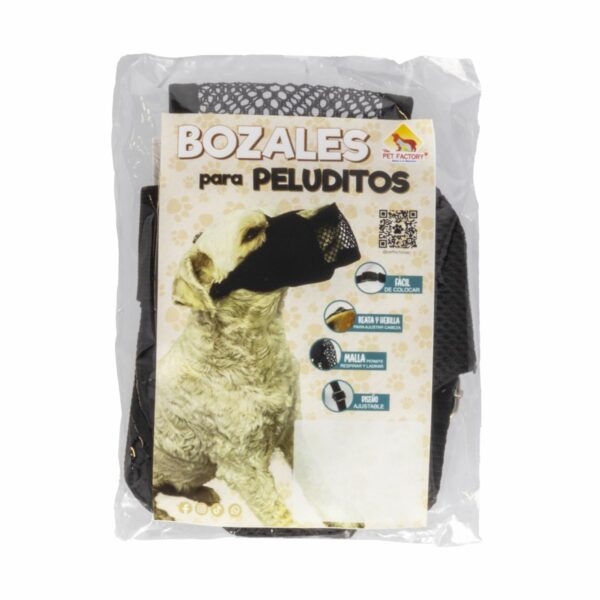 Bozal Para Perro Color Negro THE PET FACTORY Talla Mediano - Imagen 2
