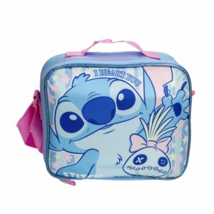 Lonchera Lilo & Stitch Rosado Celeste DISNEY 24.5X21X8.5 CM