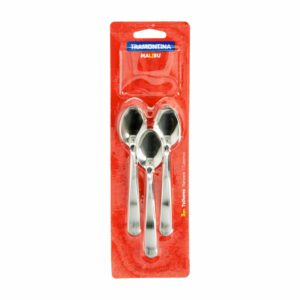 Set De Cubiertos Cucharas Para Té Línea Malibú 3 Puestos TRAMONTINA 3 Piezas