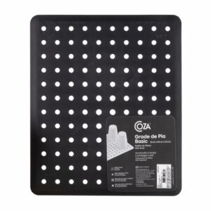 Tapete Para Fregadero De Plástico Negro COZA 33 X 28 X 0,3 Cm