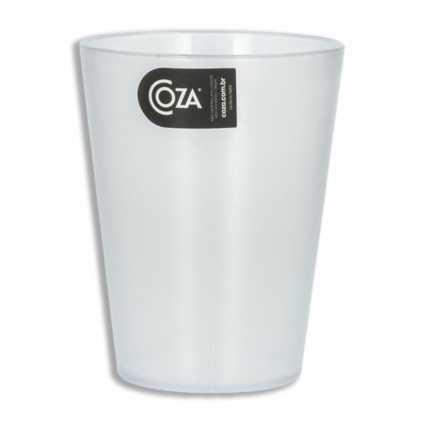 Vaso Plástico Casual Cónico Cristal 300 Ml COZZA 20201/0009