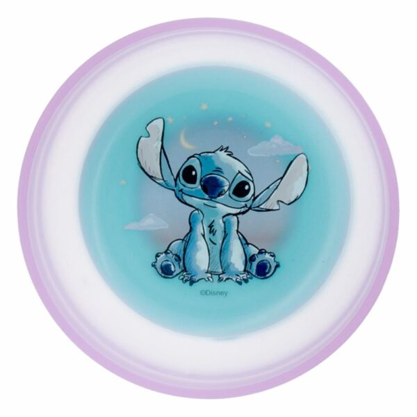 Plato Tendido Con Ventosa Diseño Stitch DISNEY 15X6 CM