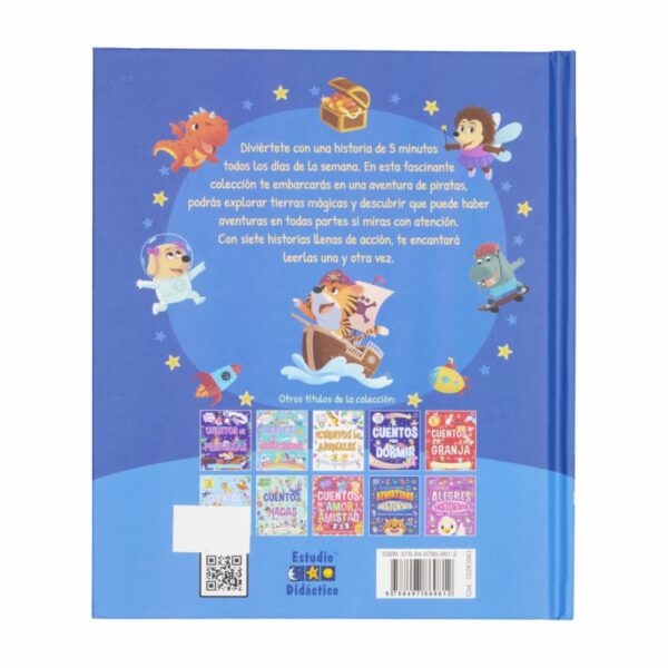 Libro Divertidas Historias De 5 Minutos ESTUDIO DIDACTICO 48 Páginas - Imagen 2