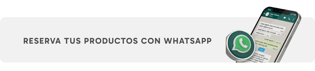 Reserva tus productos con Whatsapp